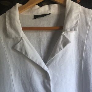 Kokomarina white linen top L